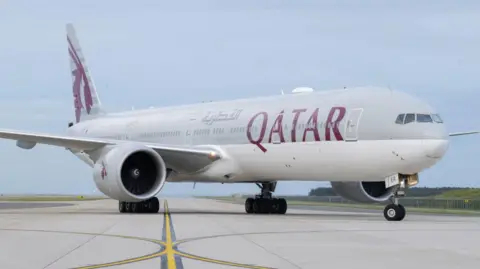 Getty Images A Qatar Airways Boeing aircraft